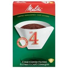 No 4 FILTRES A CAFE CONIQUE